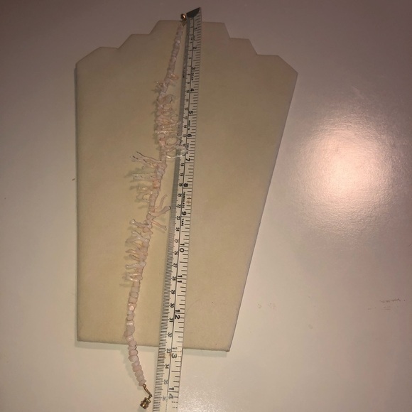 VTG Angel Skin Branch Coral Necklace 14.5” EUC - Picture 6 of 6